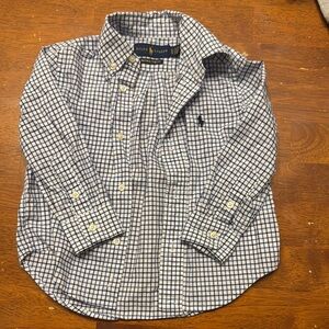 Ralph Lauren Checkered Button-Up Shirt toddler boys